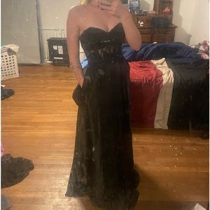 Black prom dress